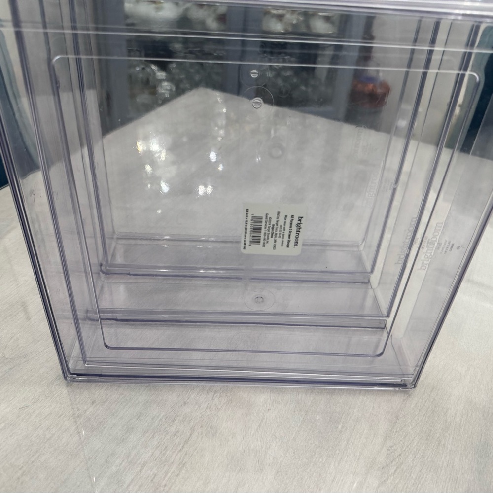 NWT Target Brightroom Clear All Purpose 3 Drawer Storage Organizer - Picture 4 of 5